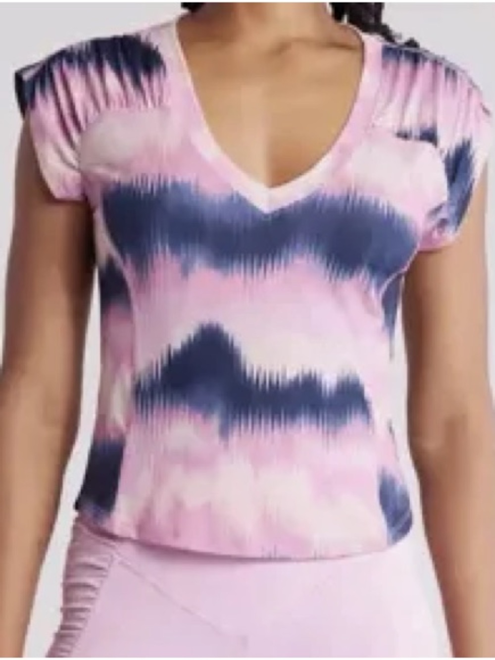 FP Movement by Free People True North V‑Neck Tie-Dye Tee
